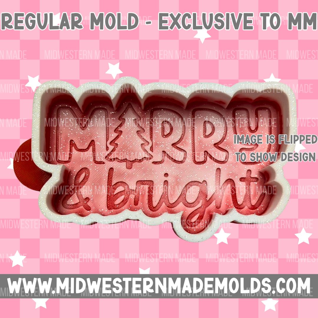 Merry & Bright Freshie Mold - EXCLUSIVE