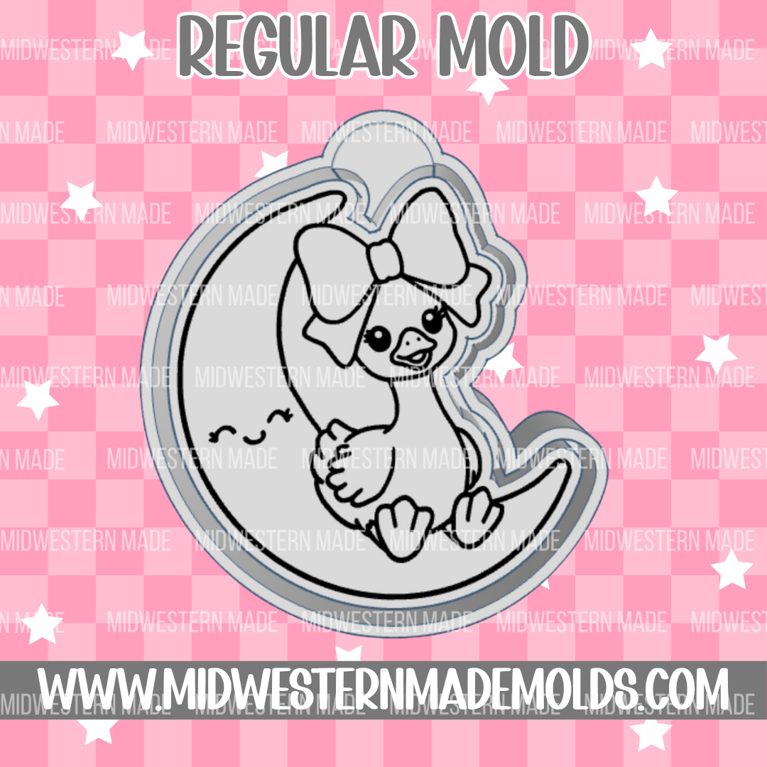 Goose Moon Freshie Mold