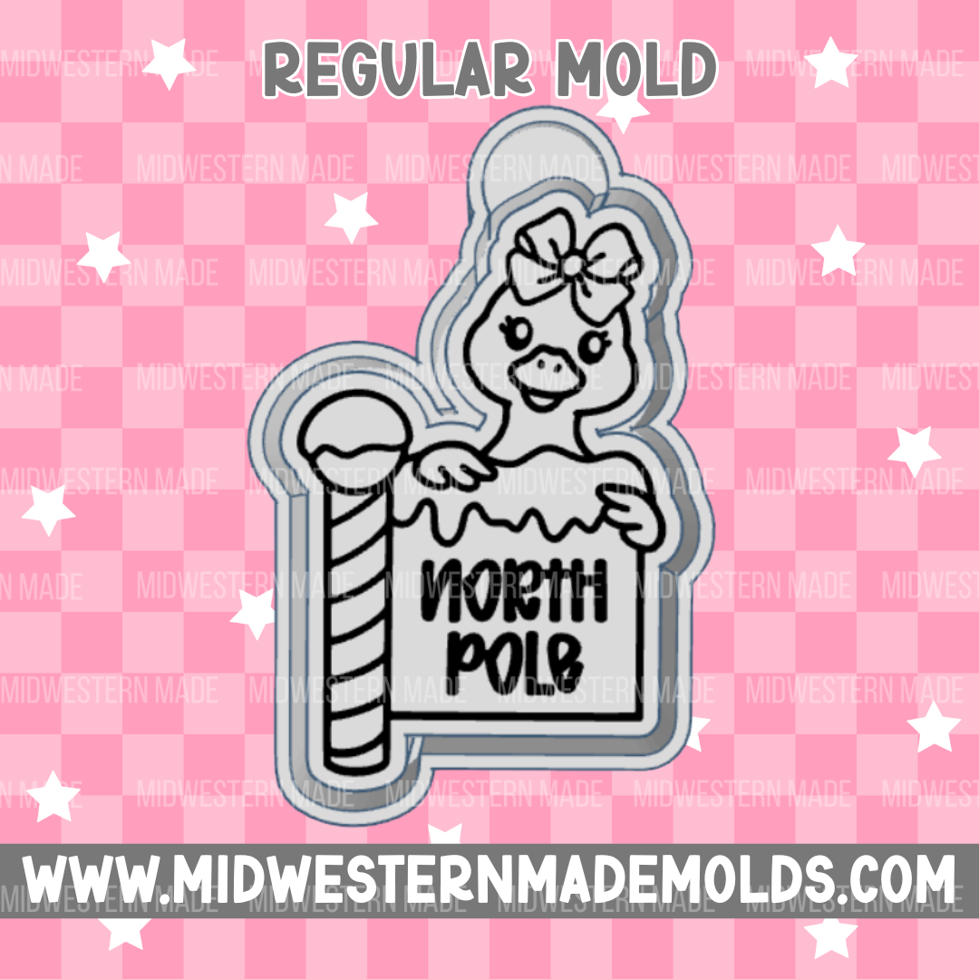 North Pole Duck Freshie Mold