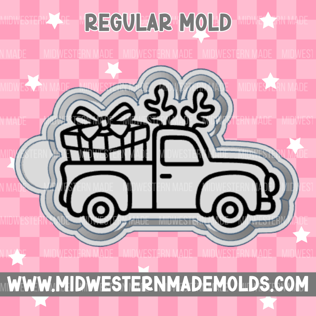 Reindeer Truck Freshie Mold