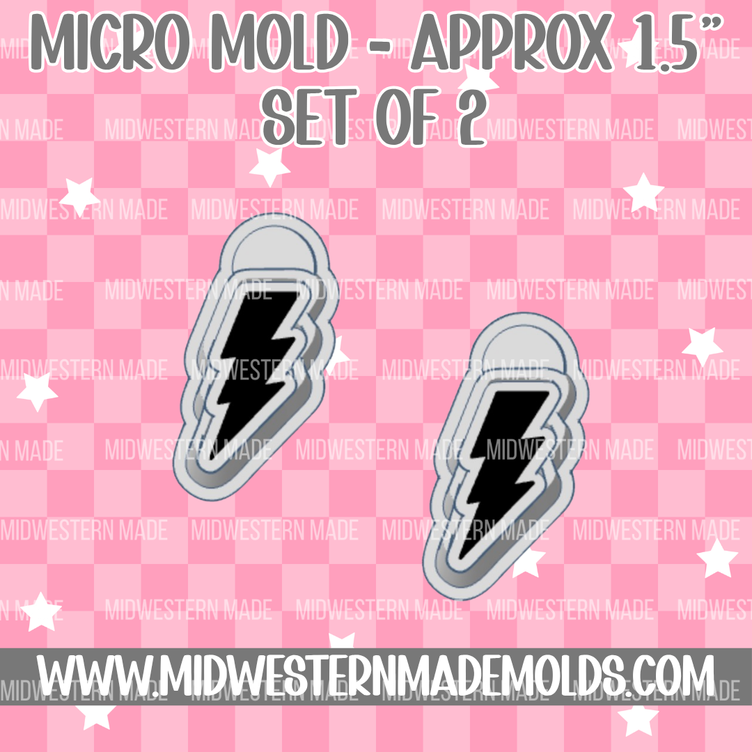 Lightning Bolt MICRO Freshie Mold