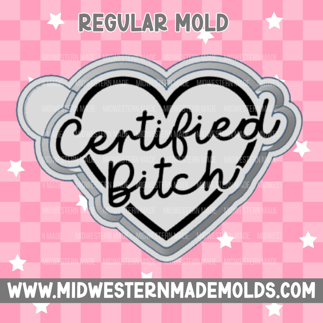 Certified B*tch Freshie Mold