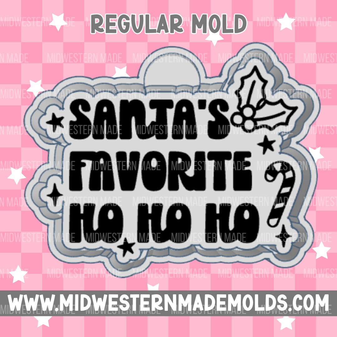 Santa's Favorite Freshie Mold
