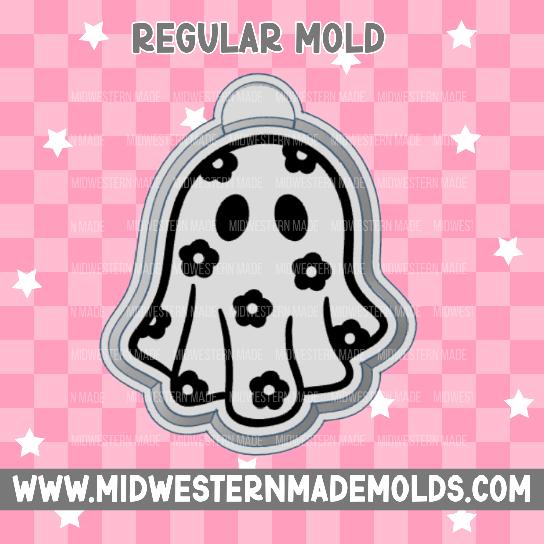 Flower Ghost Freshie Mold