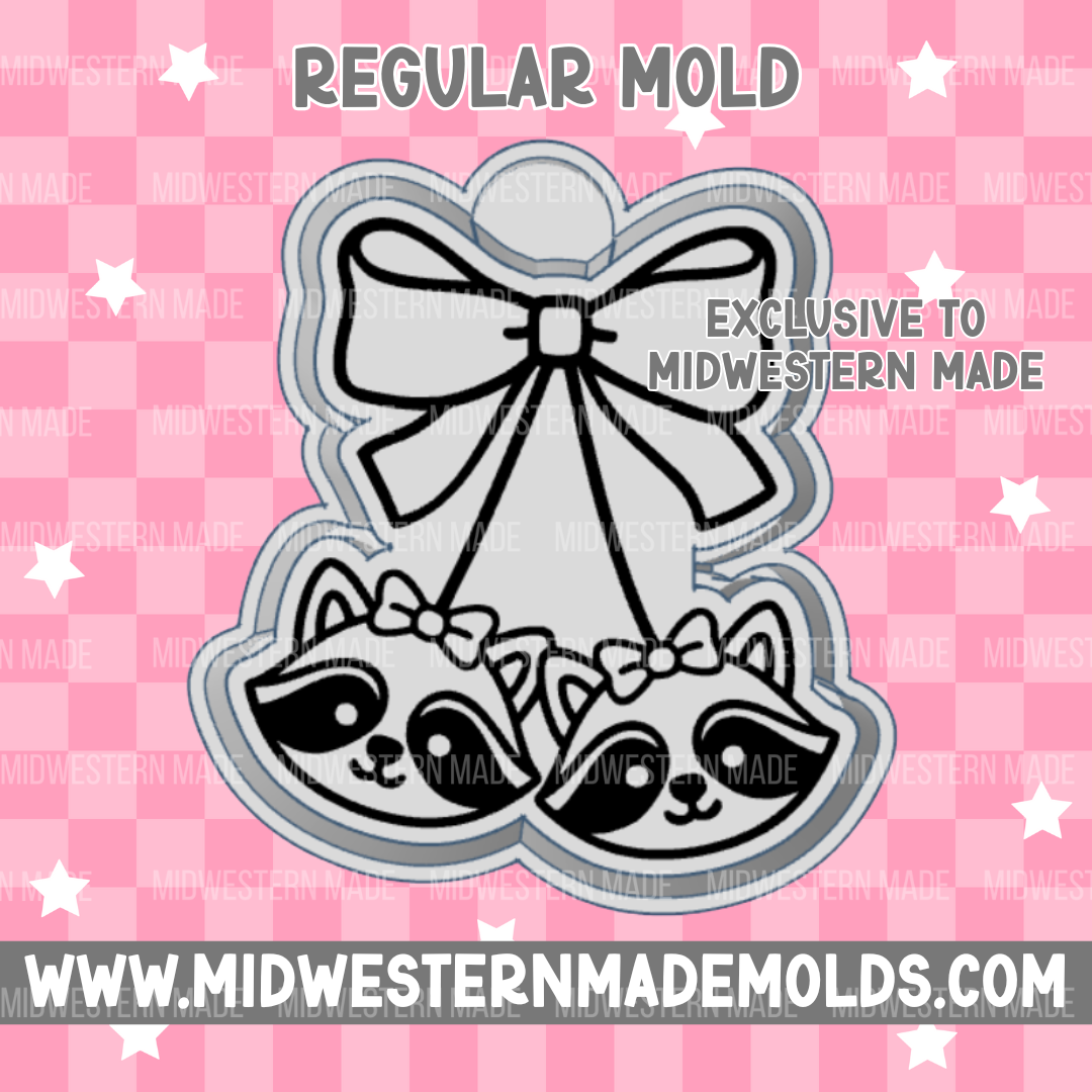 Raccoon Cherries Freshie Mold - EXCLUSIVE