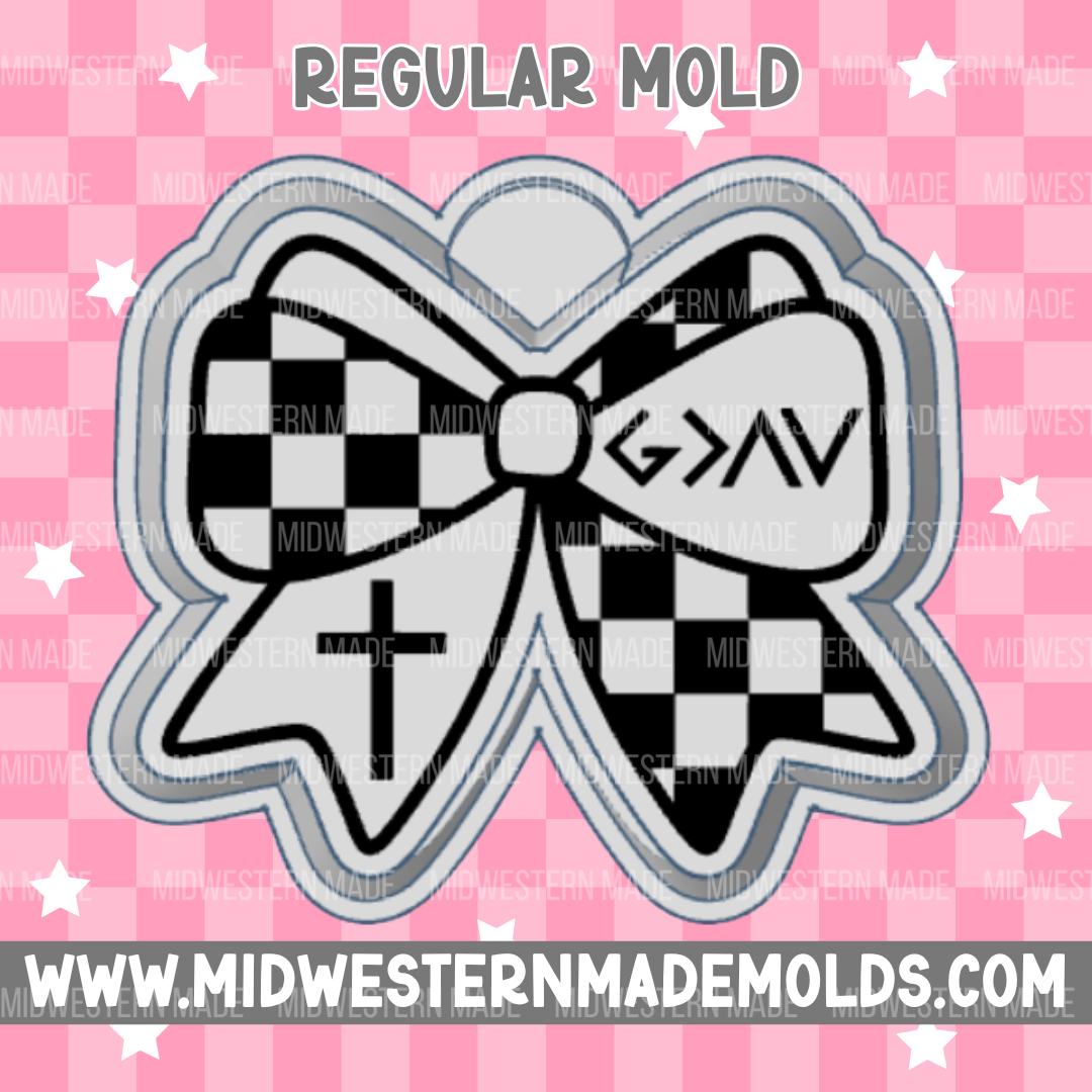 God Is Greater Than Bow Freshie Mold