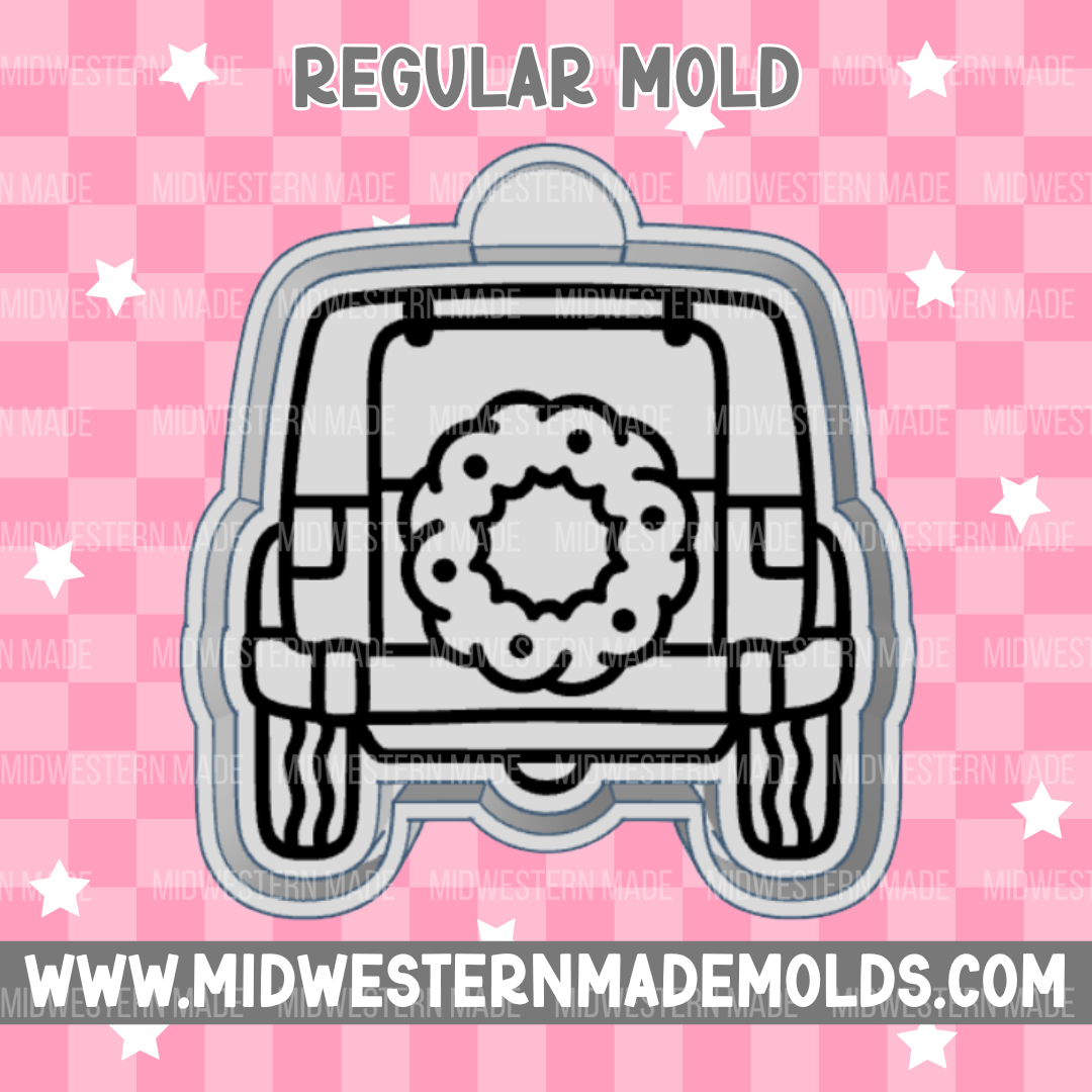 Holiday Truck Freshie Mold