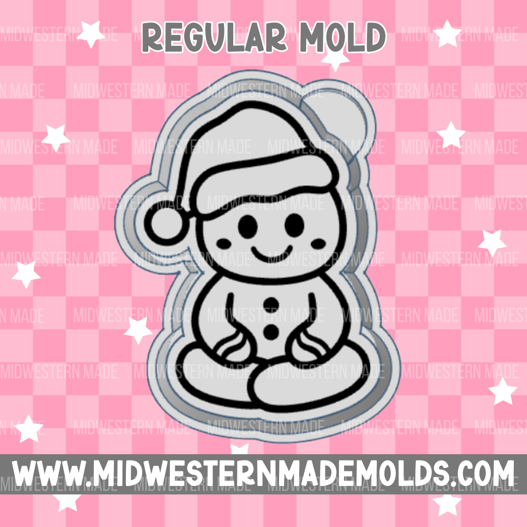 Santa Gingerbread Freshie Mold