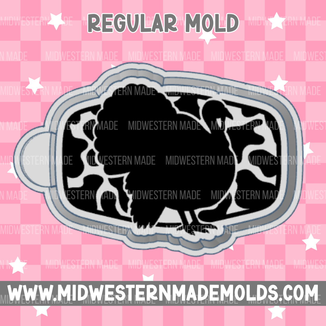 Camo Turkey Freshie Mold