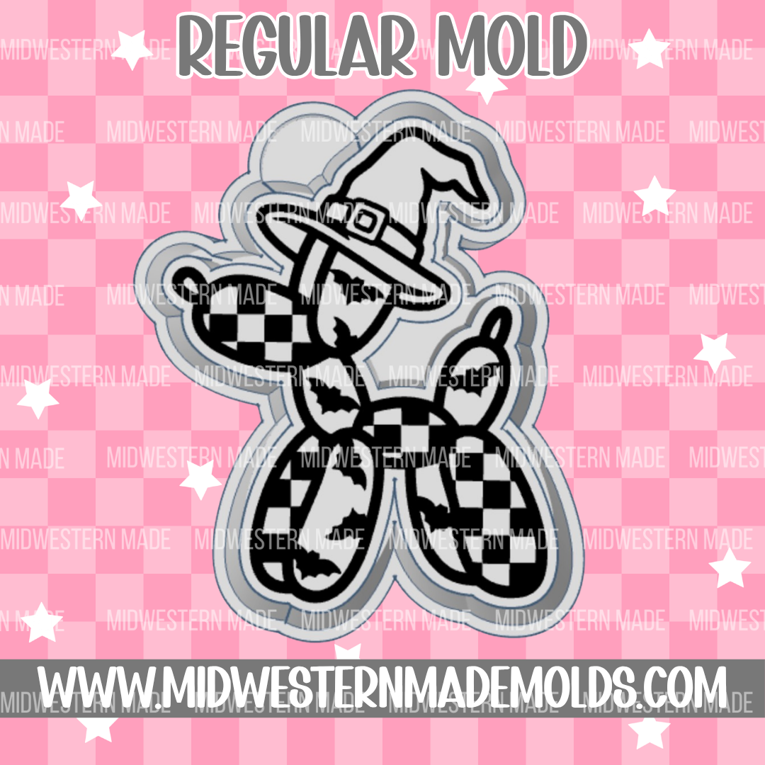 Halloween Balloon Dog Freshie Mold