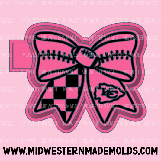 KC Football Bow Freshie Mold