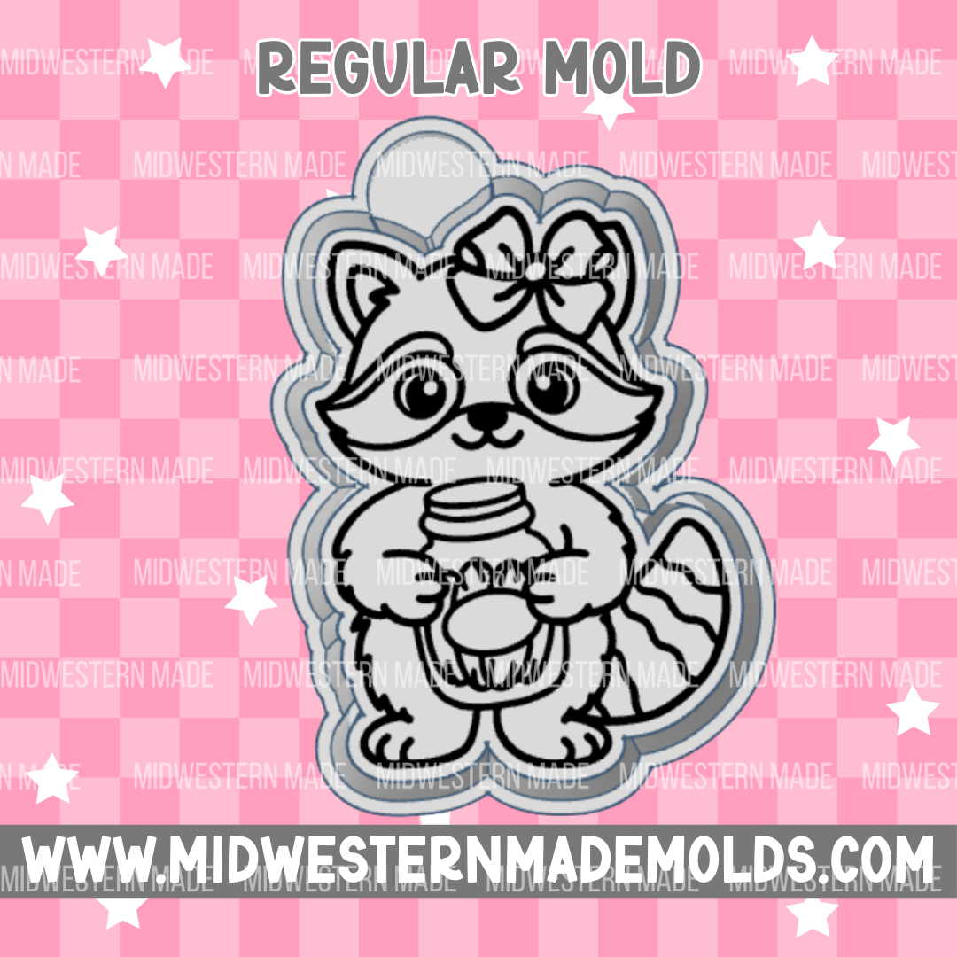 Raccoon Pickles Freshie Mold