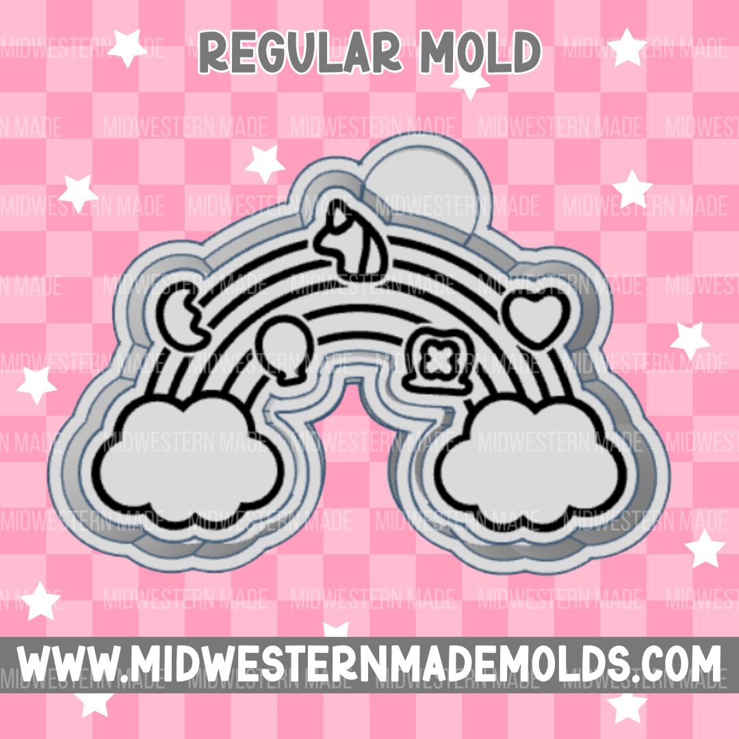 Charm Rainbow Freshie Mold