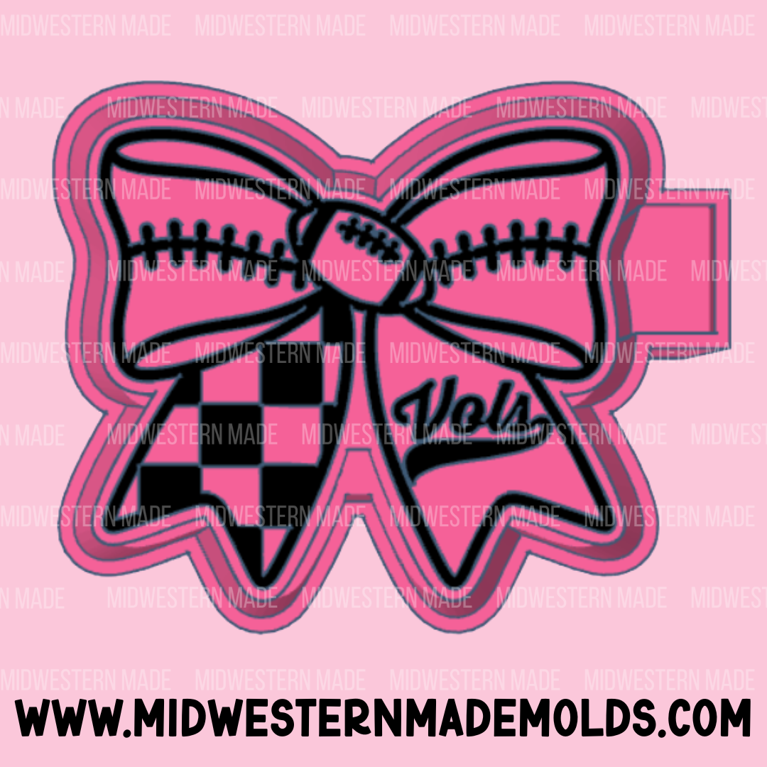 TN Football Bow Freshie Mold