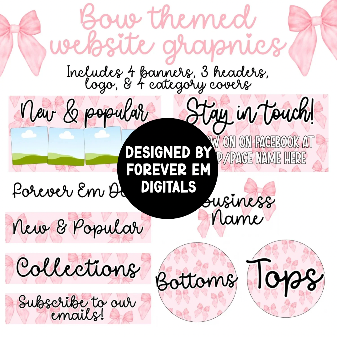 Pink Bows SHOPIFY REVAMP