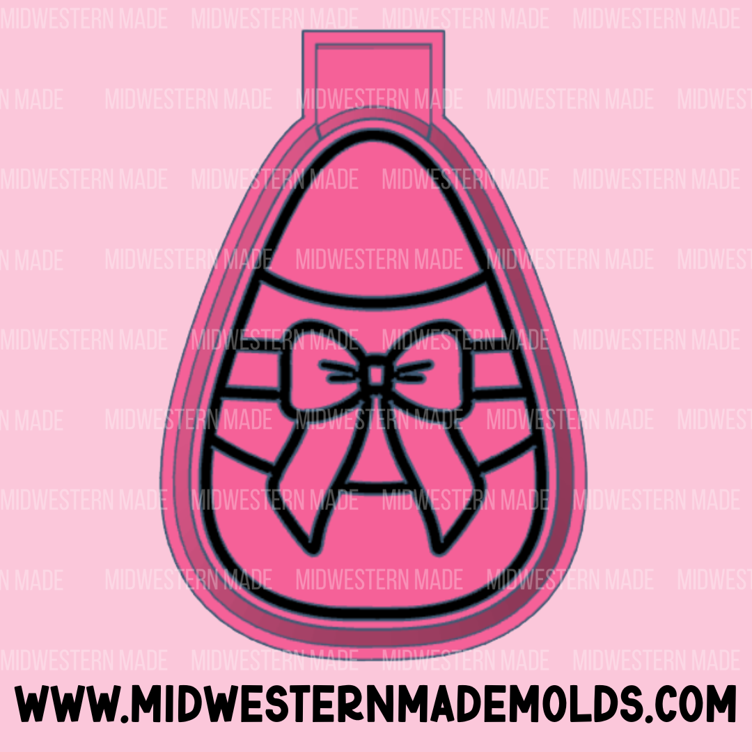 Candy Corn Bow Freshie Mold