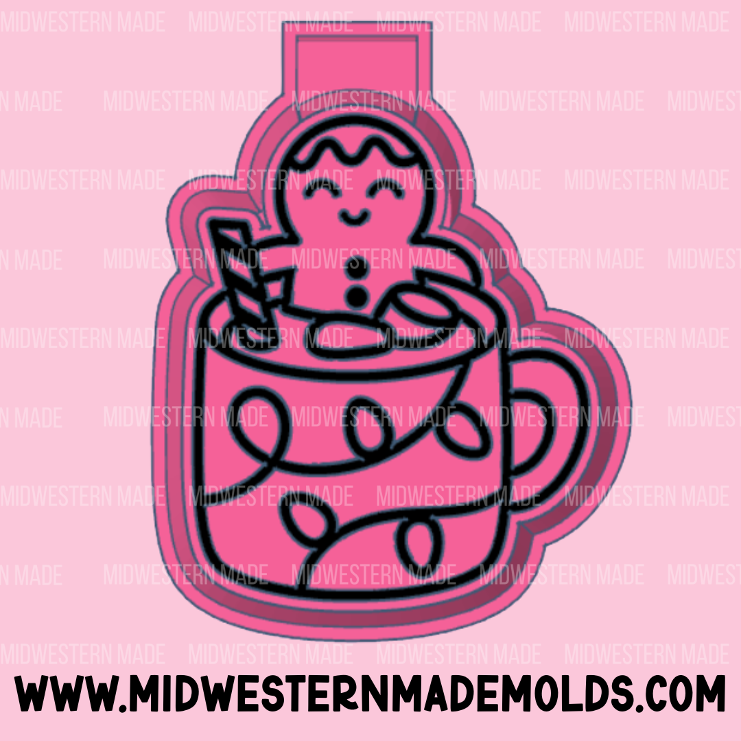 Gingerbread Cocoa Mug Freshie Mold