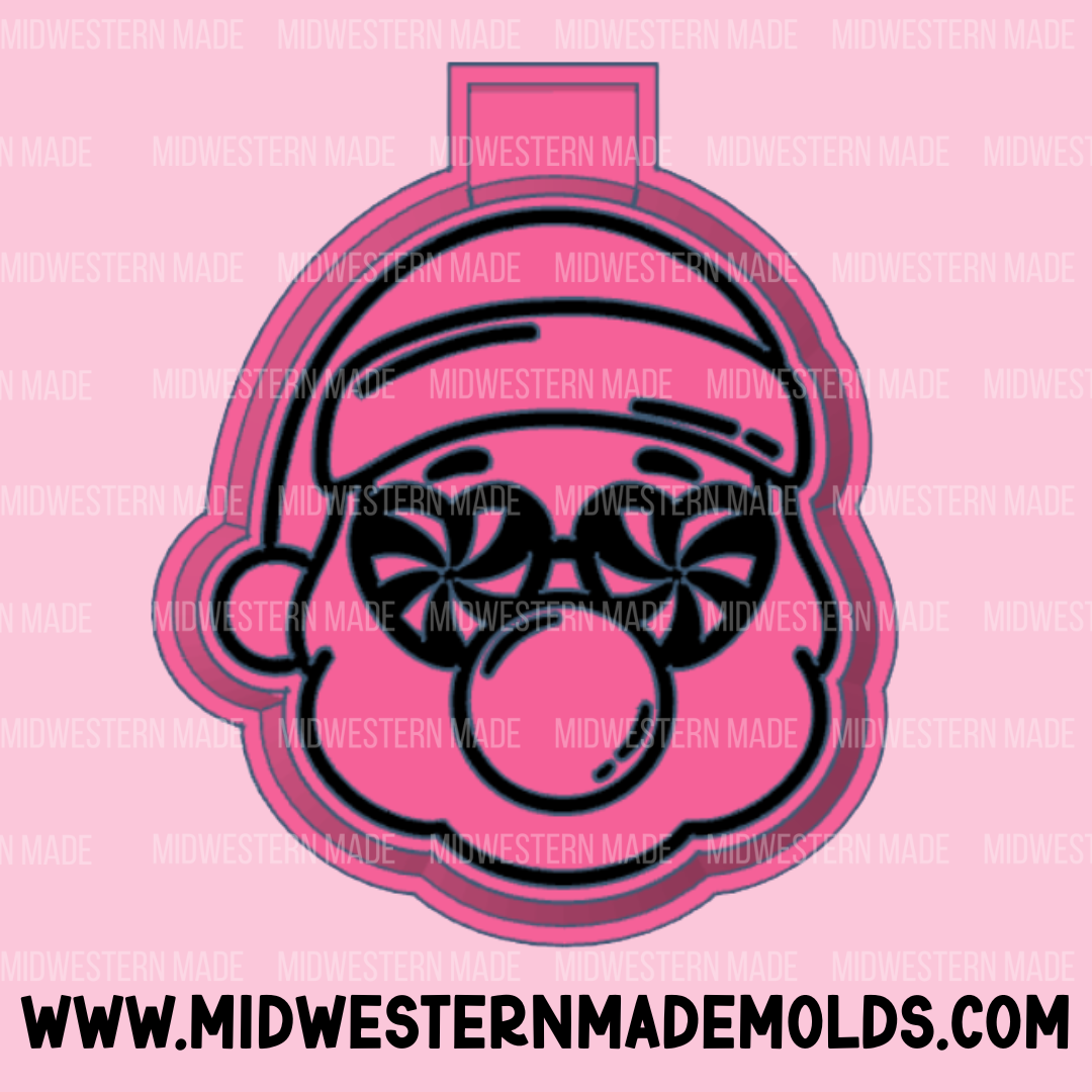 Bubblegum Santa Freshie Mold