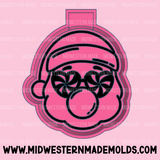Bubblegum Santa Freshie Mold