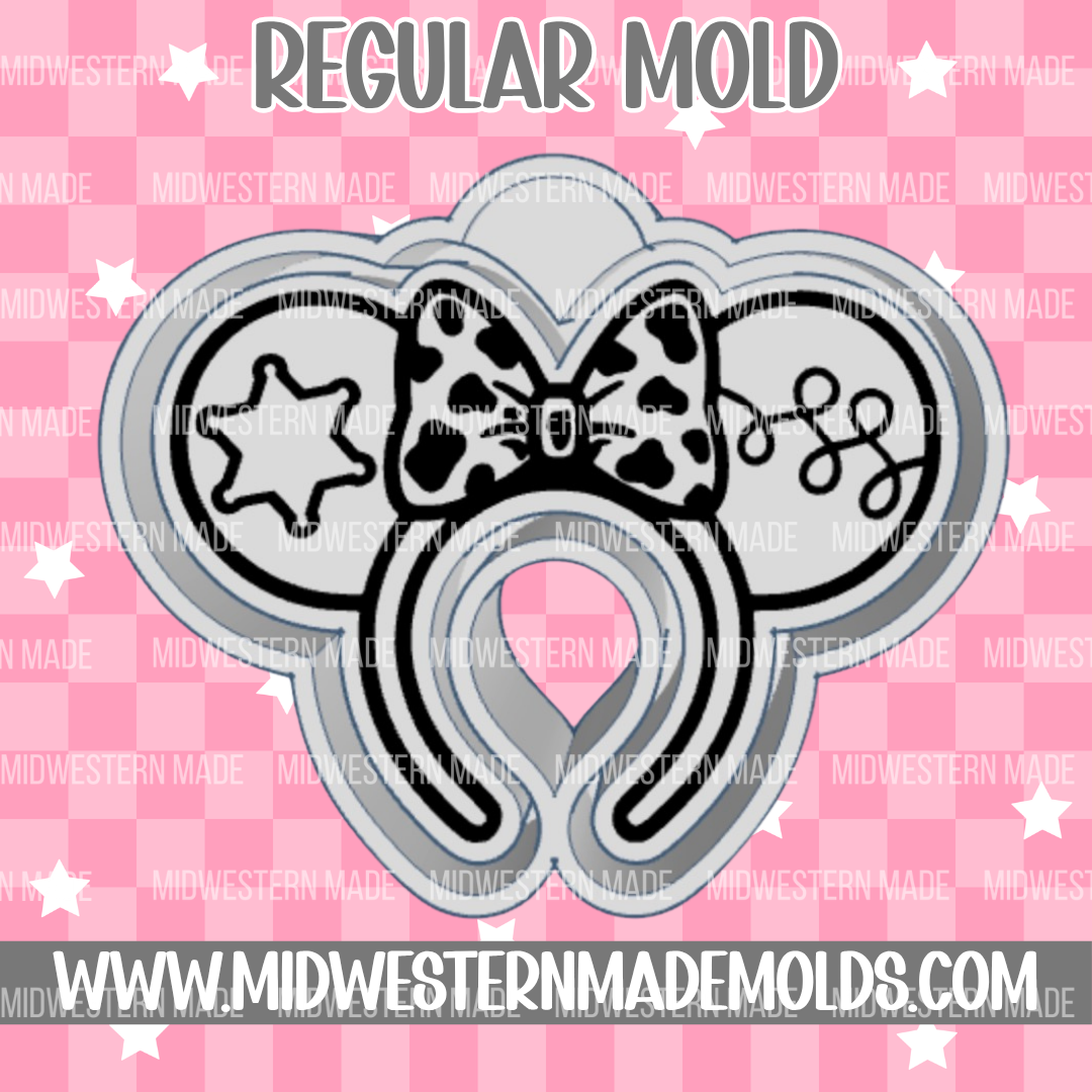 Sheriff Mouse Ears Freshie Mold
