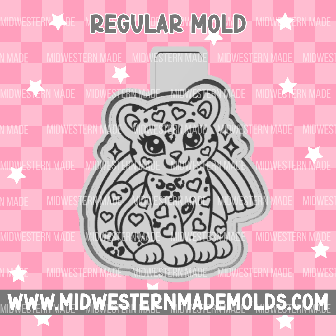 LF Leopard Rainbow Freshie Mold