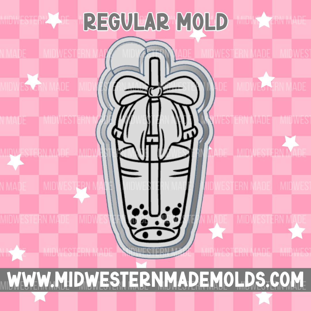 Boba Tea Bow Freshie Mold