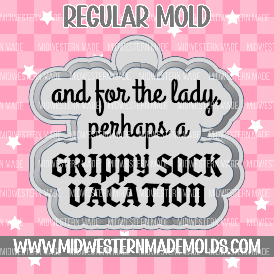 And For The Lady Perhaps A Grippy Sock Vacation Freshie Mold