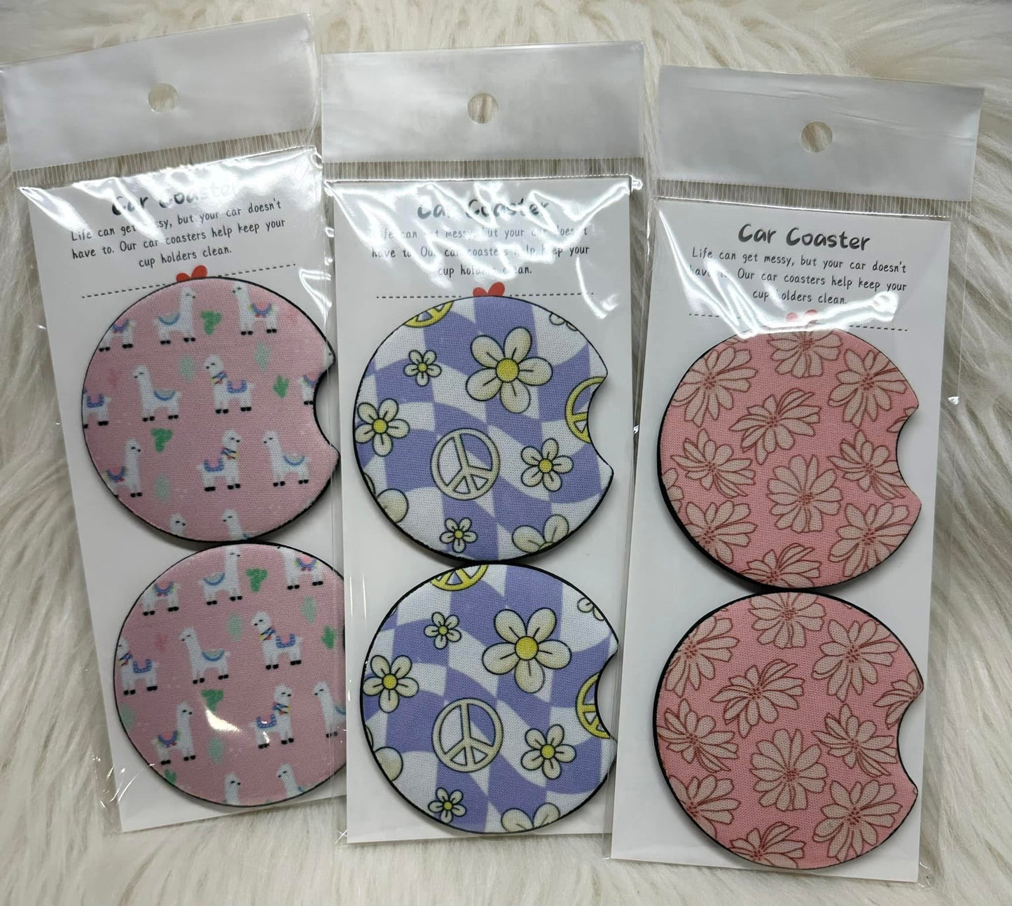 Car Coaster Set - Random Design