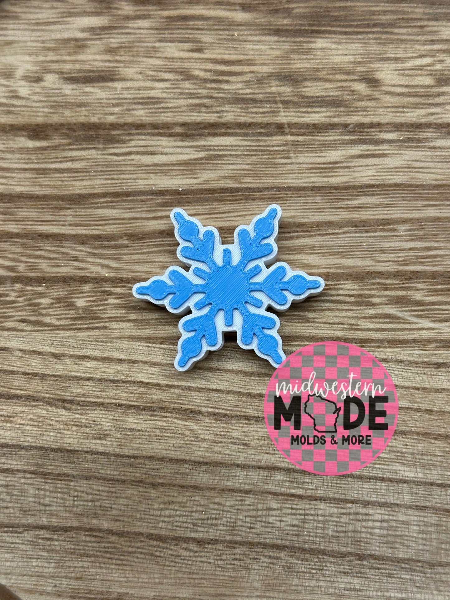 Snowflake Straw Topper