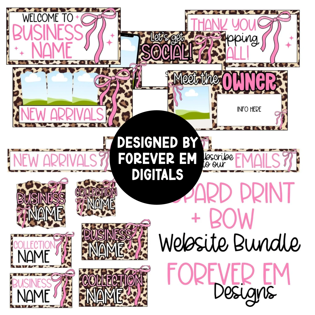Leopard Bows SHOPIFY REVAMP