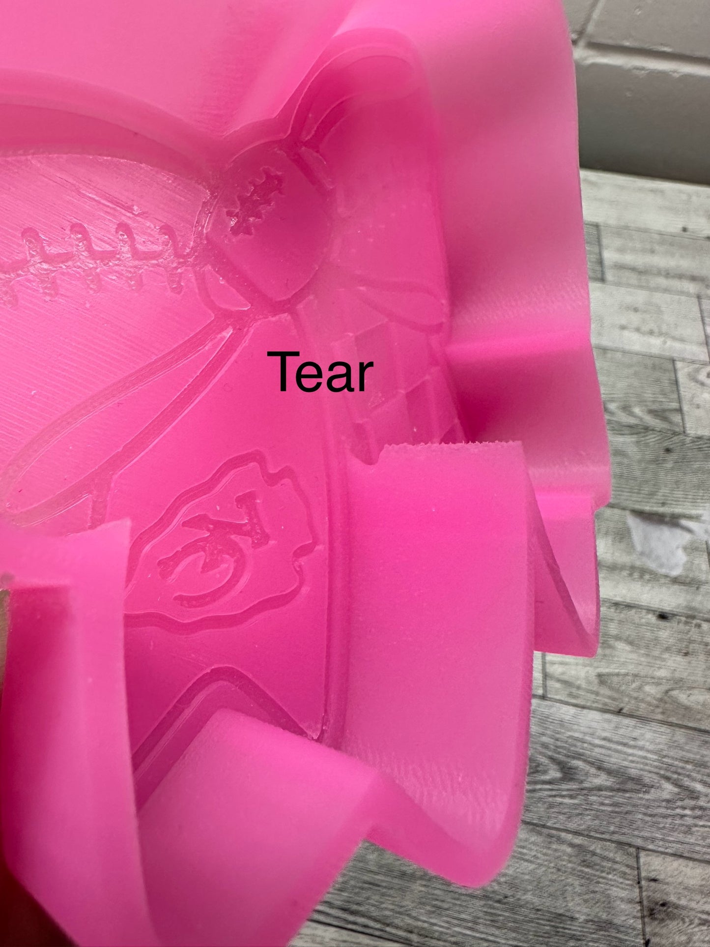 Chiefs Football Bow - B GRADE MOLD