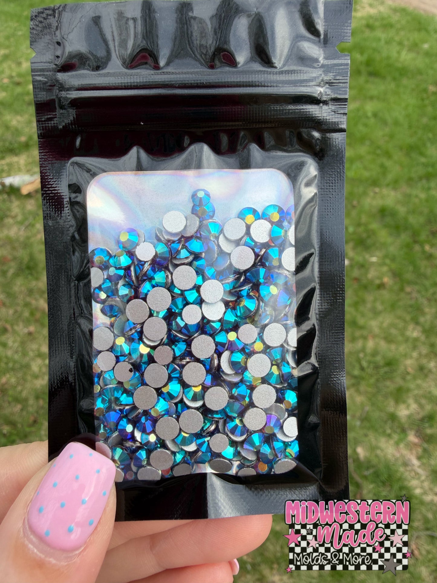 Bismuth Flatback Rhinestones