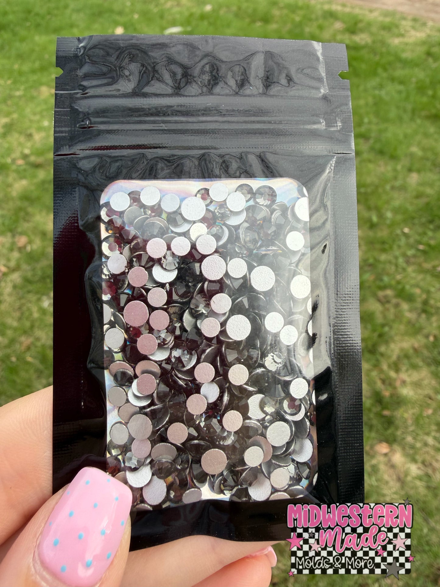 Smoky Quartz Flatback Rhinestones