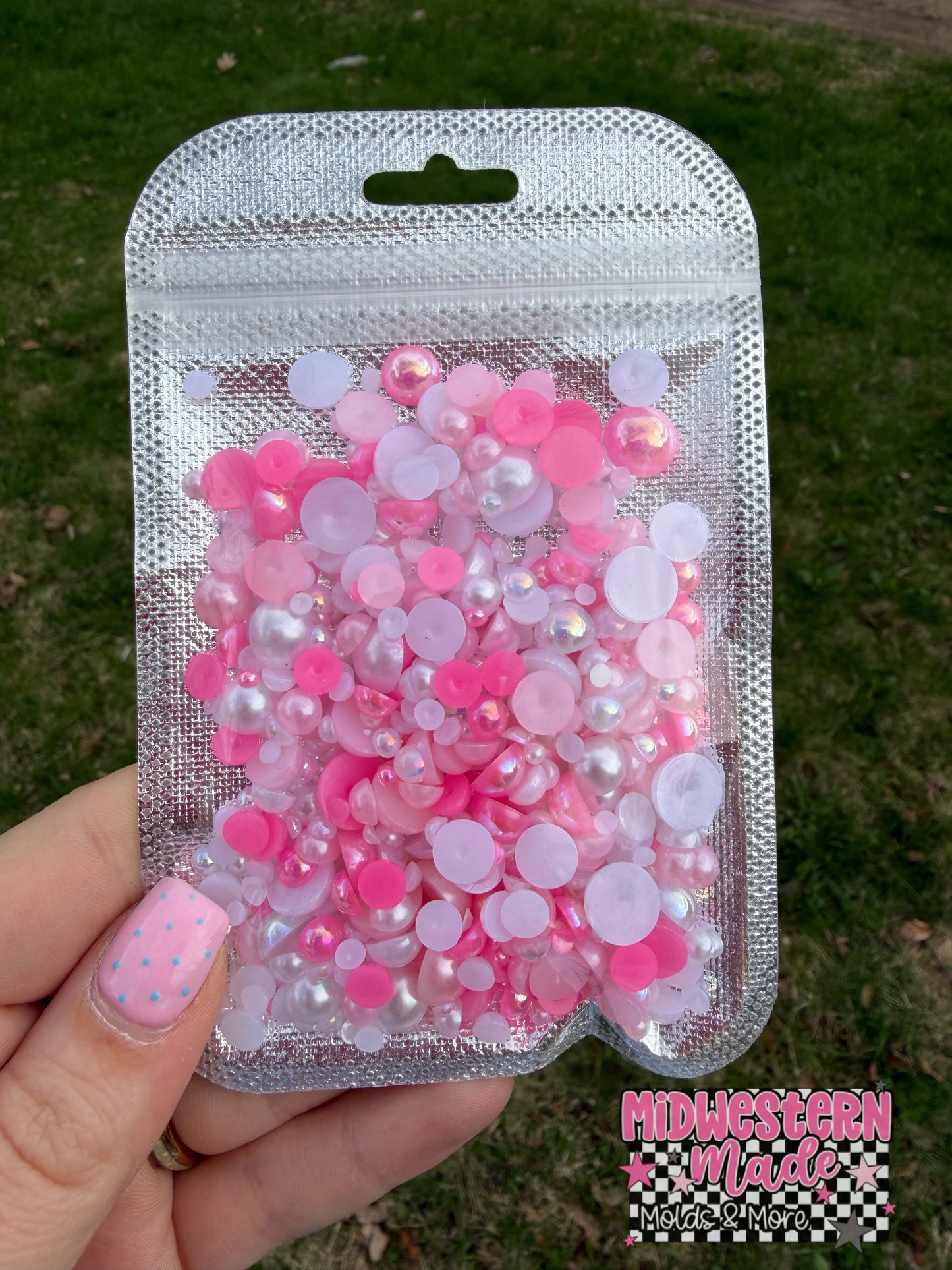 Pretty In Pink Iridescent/Matte Pearl Mix - Midwestern Made Custom Mix