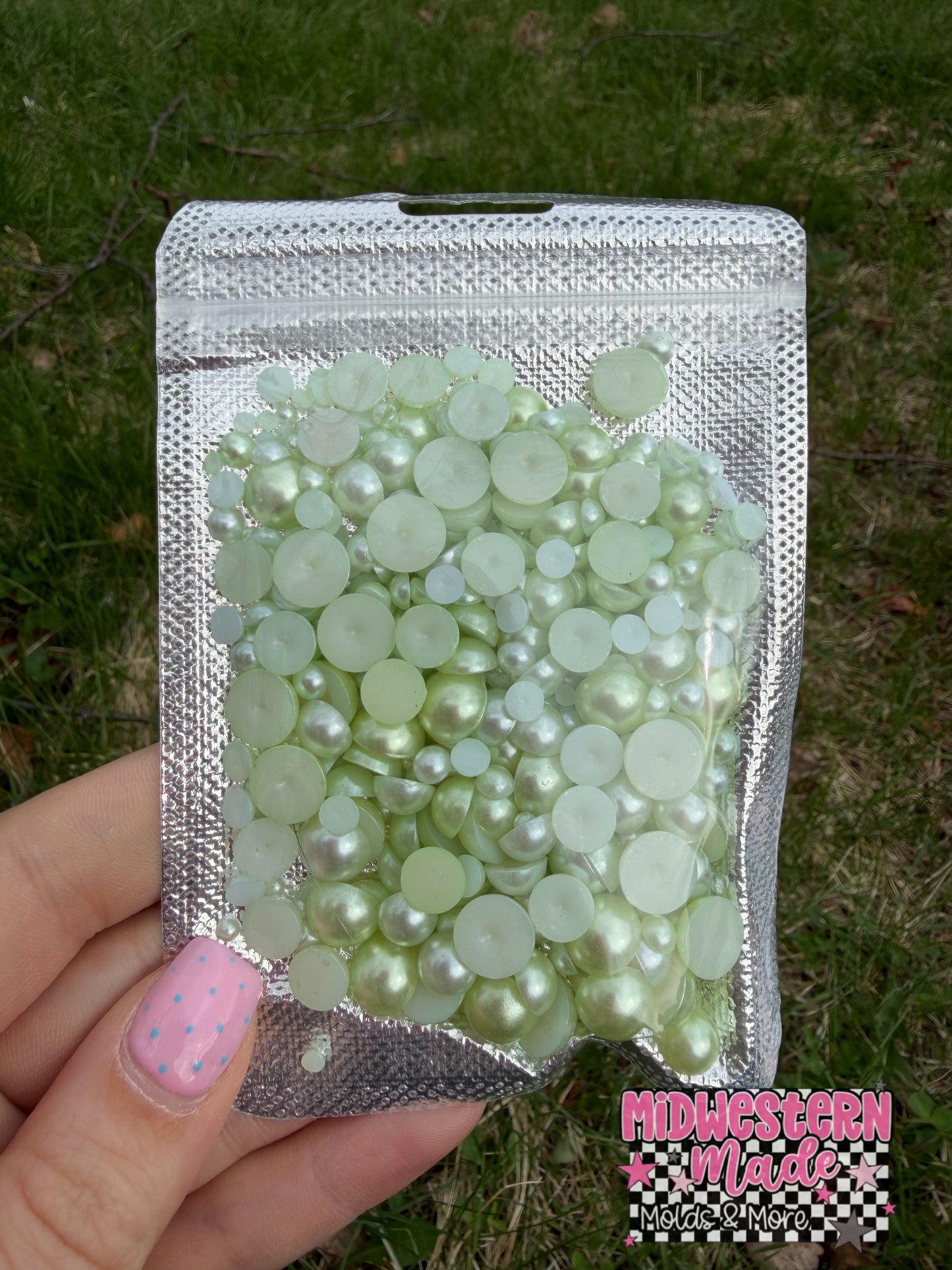 Pistachio Cream Matte Pearl Mix