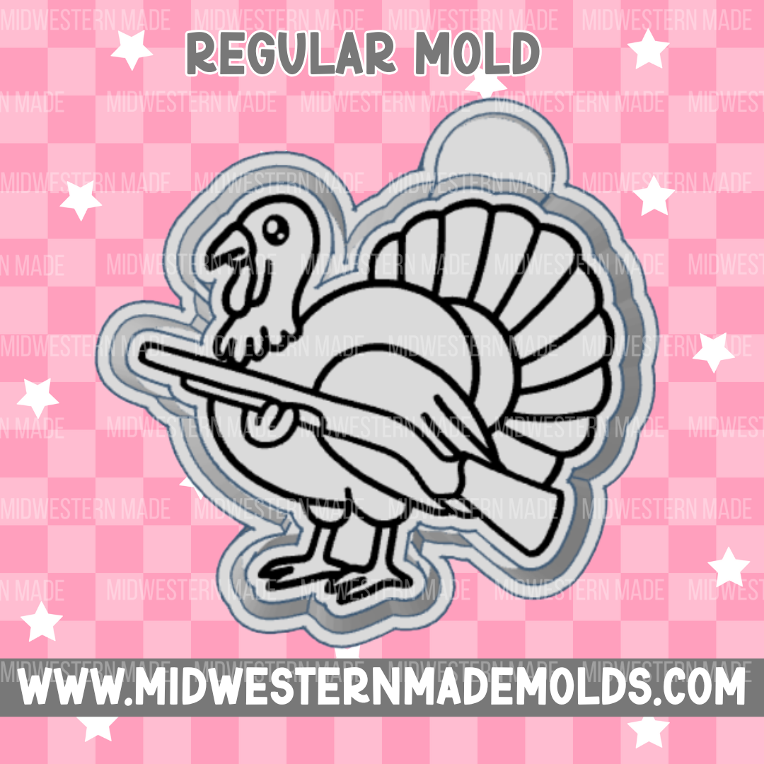 Hunting Turkey Freshie Mold