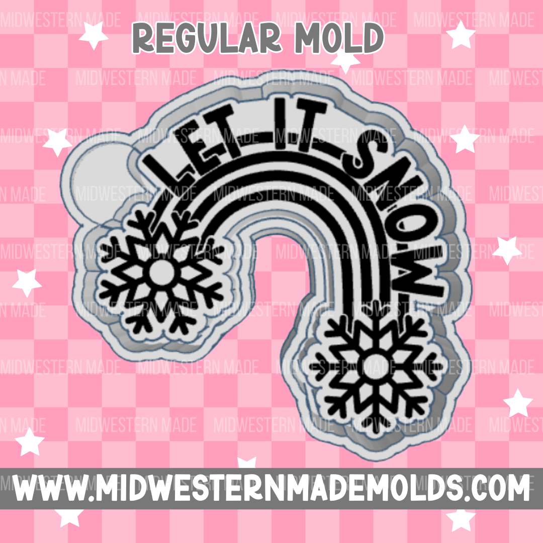 Let It Snow Freshie Mold