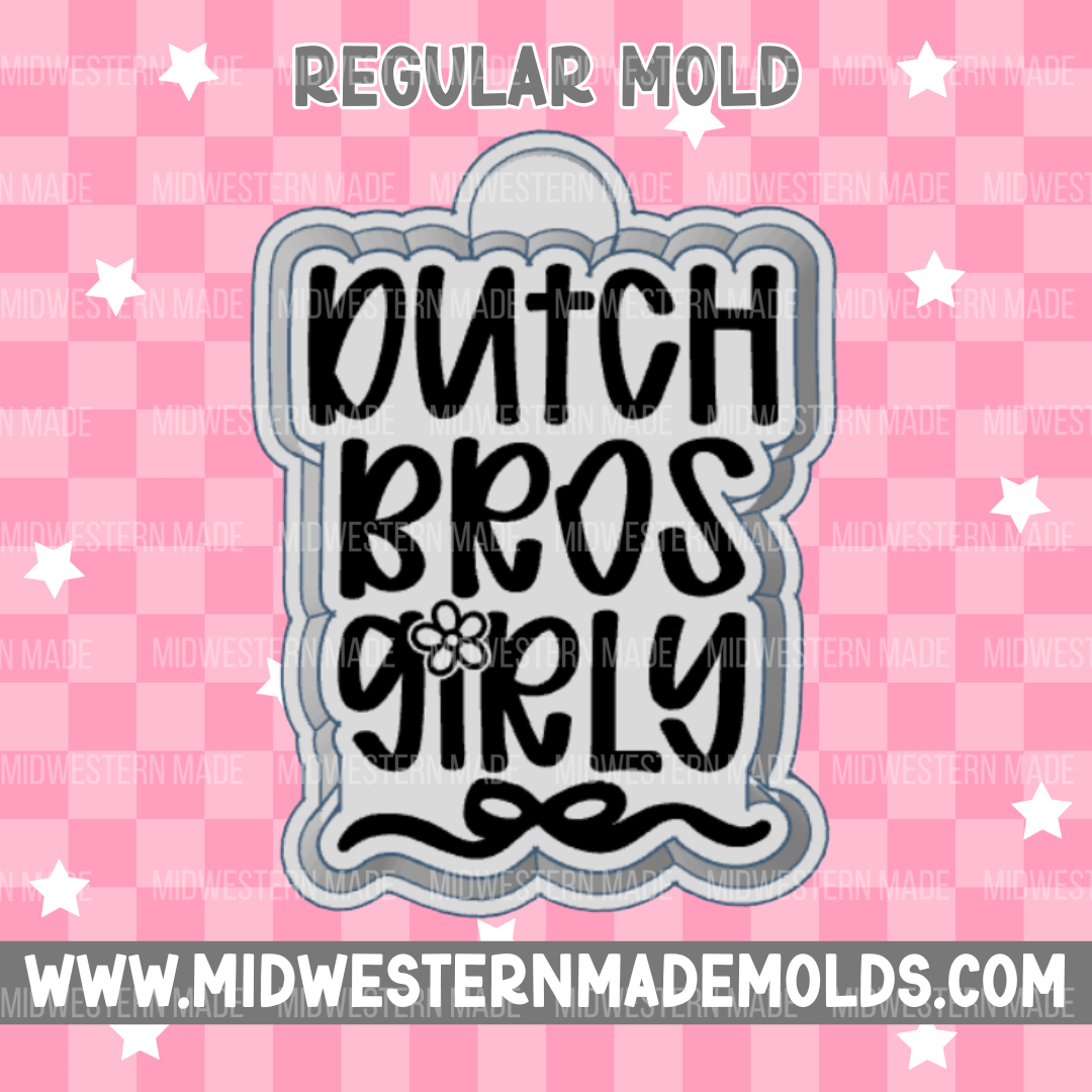 Dutch Bros Girly Freshie Mold
