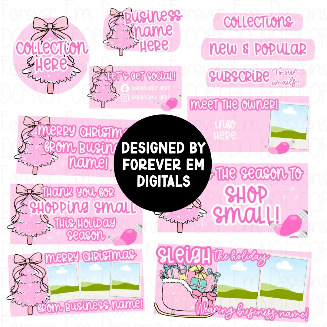 Pink Christmas SHOPIFY REVAMP