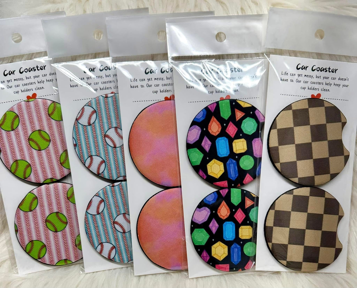 Car Coaster Set - Random Design