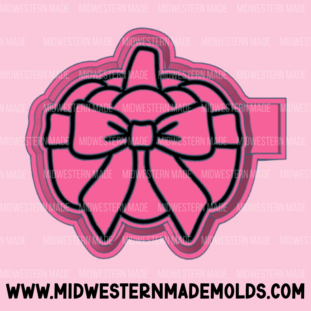 Pumpkin Bow Freshie Mold