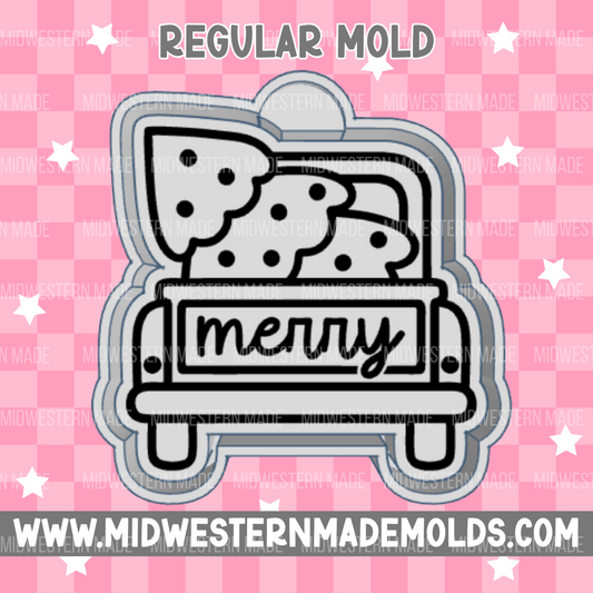 Merry Truck Freshie Mold