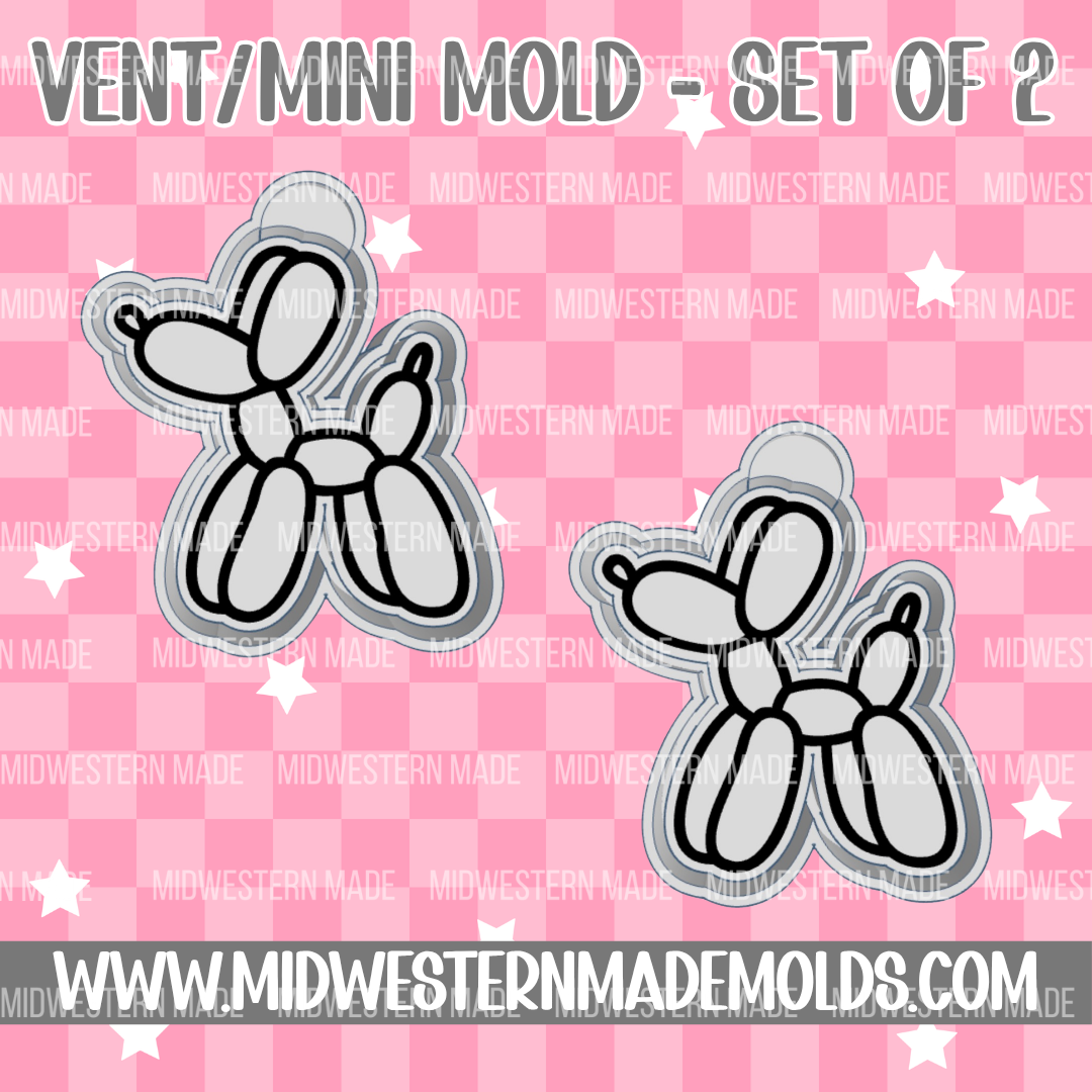 Balloon Dog VENT CLIP Freshie Mold