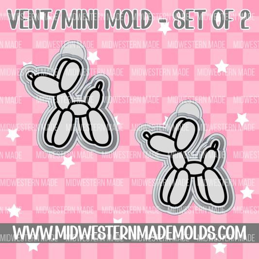 Balloon Dog VENT CLIP Freshie Mold