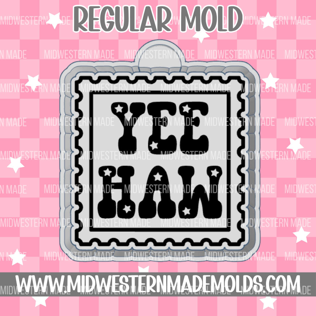 Yeehaw Stamp Freshie Mold