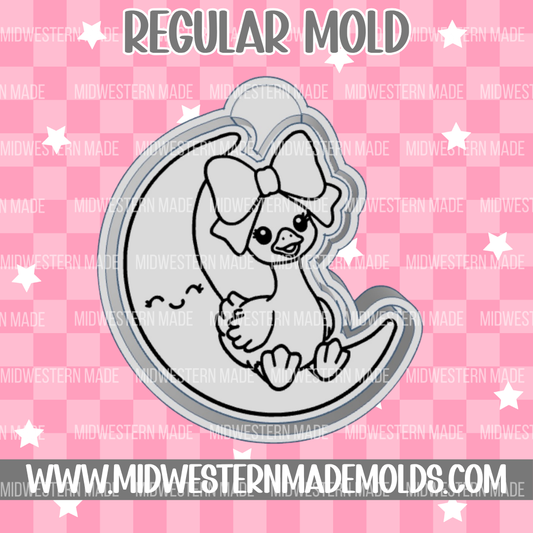 Goose Moon Freshie Mold
