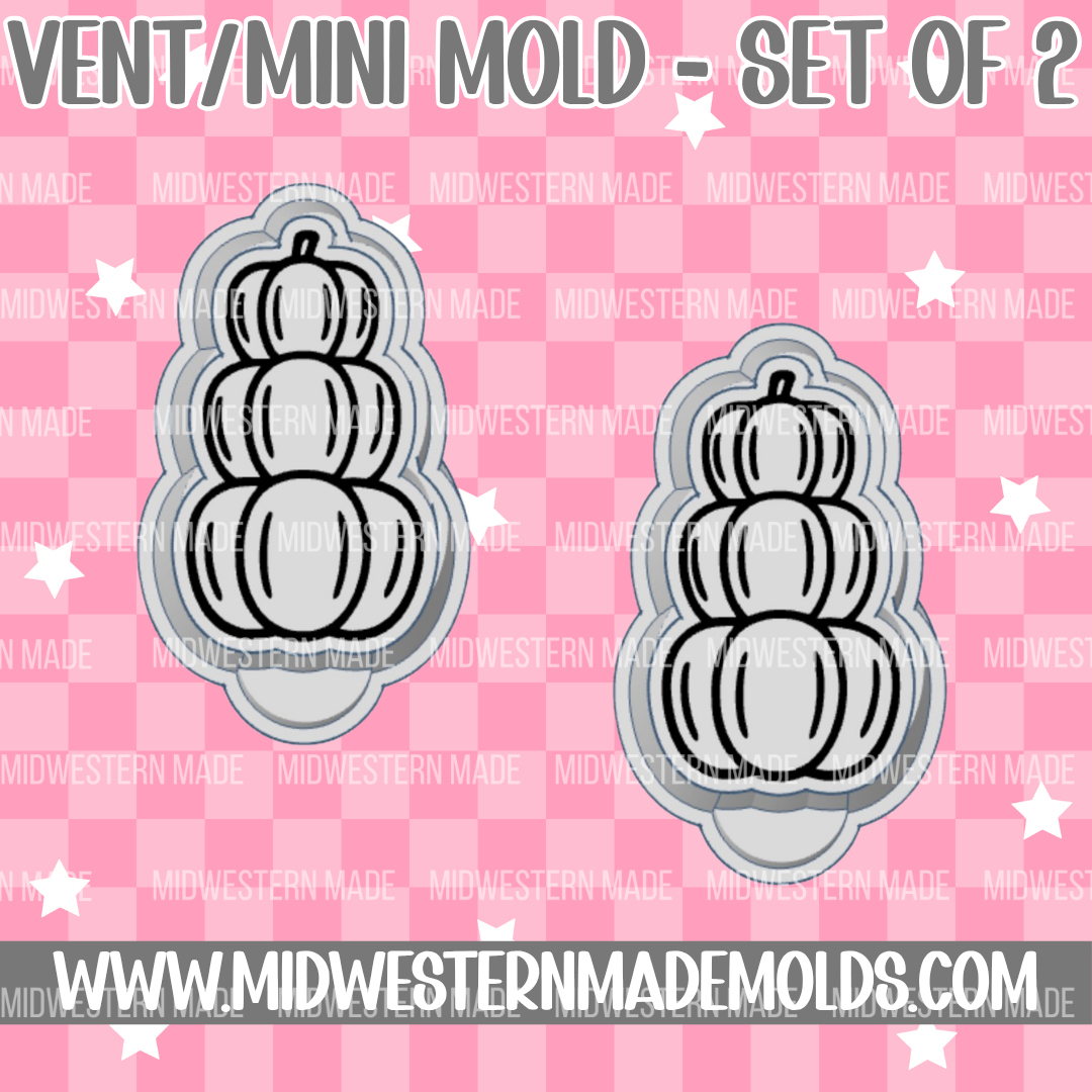 Pumpkin VENT CLIP Freshie Mold