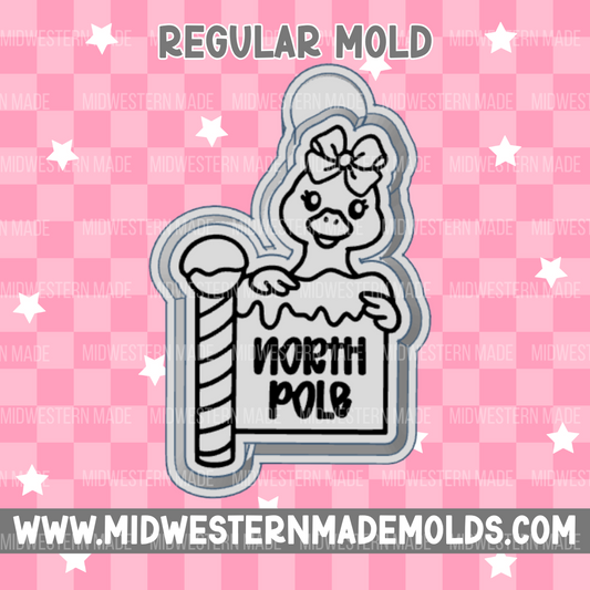 North Pole Duck Freshie Mold