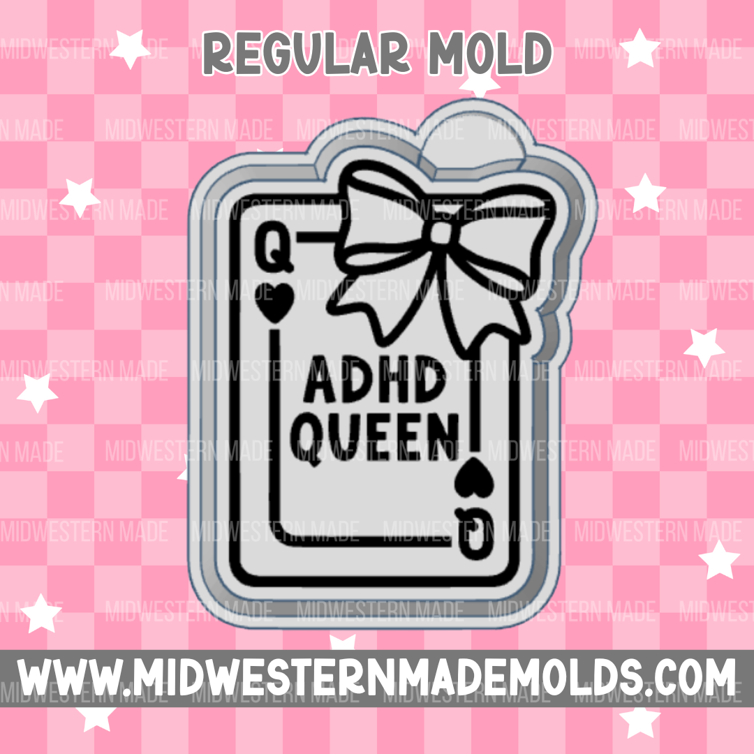 ADHD Queen Freshie Mold