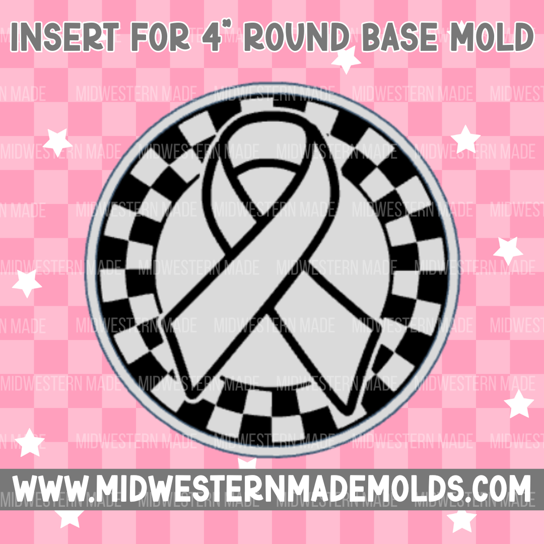 4" Circle Base/Insert Freshie Mold